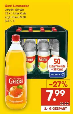 Netto Marken-Discount Gerri limonaden Angebot