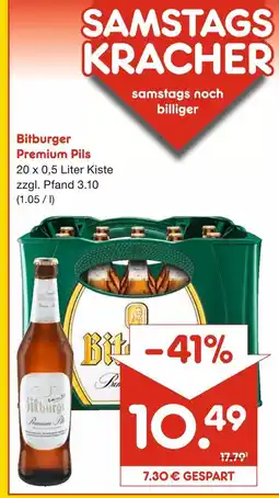 Netto Marken-Discount Bitburger premium pils Angebot