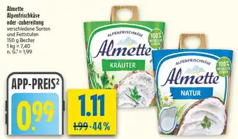 diska Almette alpenfrischkäse kräuter Angebot