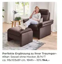 Möbel Buss Sessel ohne Hocker Angebot