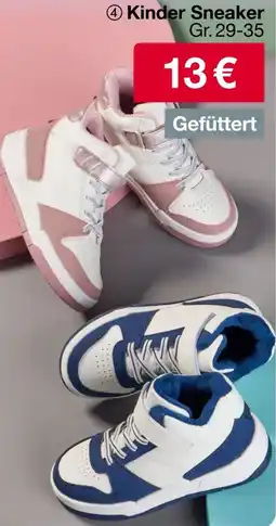 Woolworth Kinder Sneaker Angebot