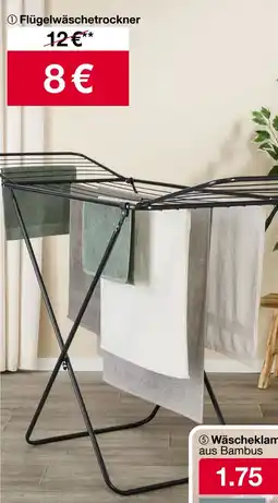 Woolworth Flügelwäschetrockner Angebot
