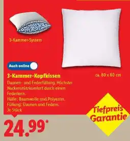 Lidl 3-Kammer- Kopfkissen Angebot