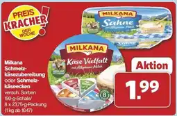 Famila Nord Ost Milkana Schmelzkäsezubereitung oder Schmelzkäseecken Angebot