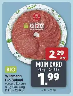 Famila Nord Ost Wiltmann Bio Salami Angebot
