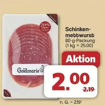 Famila Nord Ost Schinkenmettwurst Angebot