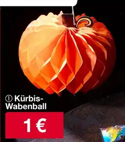 Woolworth Kürbis- Wabenball Angebot
