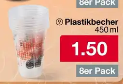 Woolworth Plastikbecher 450 ml Angebot
