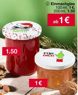 Woolworth Einmachglas 100 ml Angebot