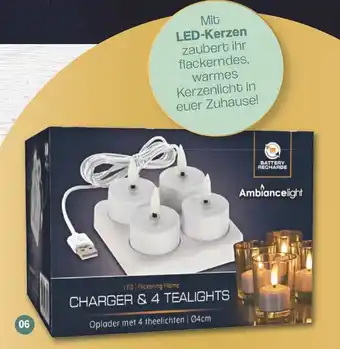 Famila Nord West LED teelichte mit ladestation Angebot