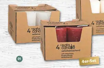 Famila Nord West Rustic safe candle 4er set Angebot