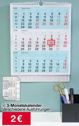 Woolworth 3-Monatskalender Angebot