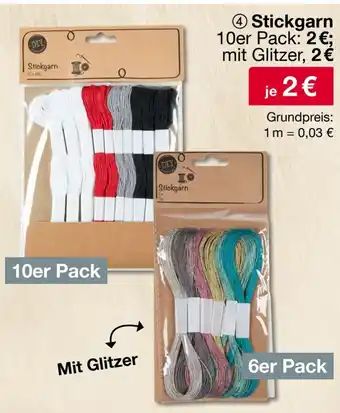 Woolworth Stickgarn Angebot