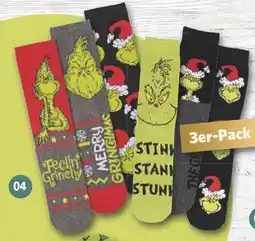 Famila Nord West Socken grinch 3er-Pack Angebot