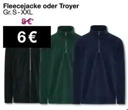 Woolworth Fleecejacke oder Troyer Angebot