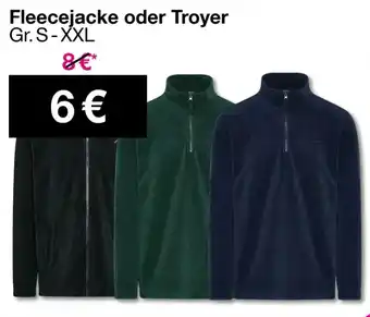 Woolworth Fleecejacke oder Troyer Angebot