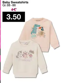 Woolworth Baby Sweatshirts Angebot