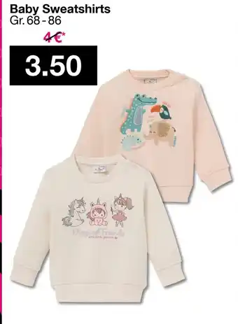 Woolworth Baby Sweatshirts Angebot