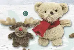Famila Nord West Plüschtier bär mit schal oder plüschtier elch Angebot