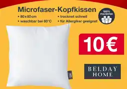 Woolworth BELDAY HOME Microfaser-Kopfkissen Angebot