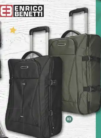 Famila Nord West Wheeler bag polyester ENRICO E3 BENETTI Angebot