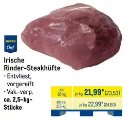METRO METRO Chef Irische Rinder-Steakhüfte Angebot