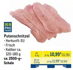 METRO Putenschnitzel Angebot