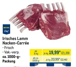 METRO METRO Chef Irisches Lamm Nacken-Carrée Angebot