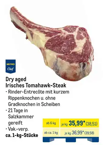 METRO METRO Chef Dry aged Irisches Tomahawk-Steak Angebot
