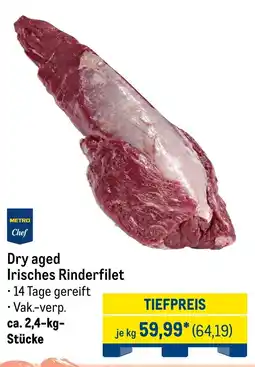 METRO METRO Chef Dry aged Irisches Rinderfilet Angebot