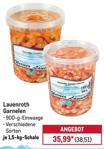 METRO Lauenroth Garnelen Angebot