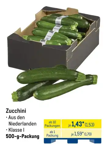 METRO Zucchini Angebot