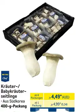 METRO METRO Chef Kräuter-/ Babykräuterseitlinge Angebot