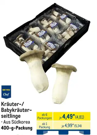 METRO METRO Chef Kräuter-/ Babykräuterseitlinge Angebot