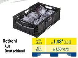 METRO Rotkohl Angebot