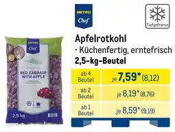 METRO METRO Chef Apfelrotkohl Angebot