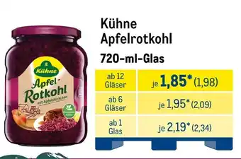 METRO Kühne Apfelrotkohl Angebot