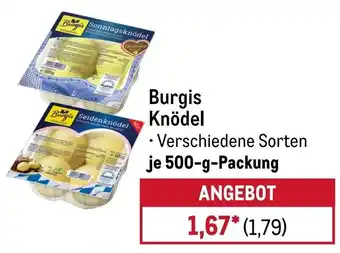 METRO Burgis Knödel Angebot