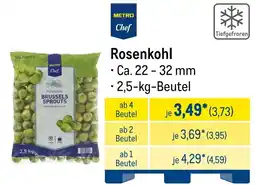 METRO METRO Chef Rosenkohl Angebot