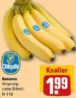 REWE Chiquita Bananen Angebot