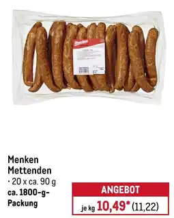 METRO Menken Mettenden Angebot