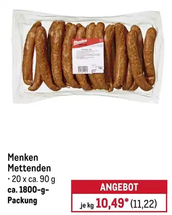 METRO Menken Mettenden Angebot