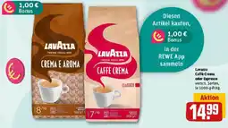 REWE Lavazza Caffè Crema oder Espresso Angebot