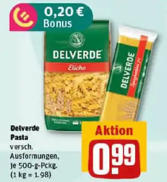 REWE Delverde Pasta Angebot