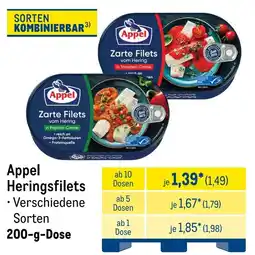 METRO Appel Heringsfilets Angebot
