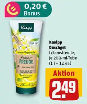 REWE Kneipp Duschgel Angebot