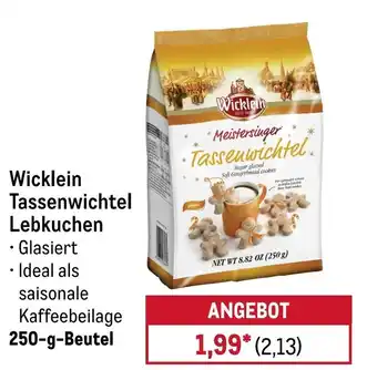 METRO Wicklein Tassenwichtel Lebkuchen Angebot