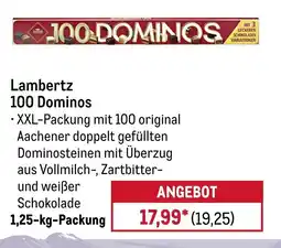 METRO Lambertz 100 Dominos Angebot