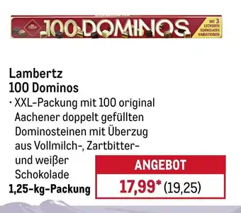 METRO Lambertz 100 Dominos Angebot