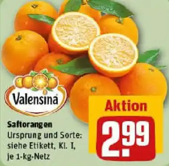 REWE Valensina Saftorangen Angebot